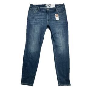 Lane Bryant Jeans Womens Size 18 HighRise Flex Magic Waistband Jeans Embellished